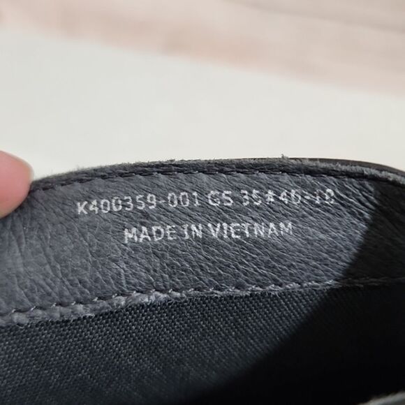 Camper Twins Black Booties Blue and Green Block‎ Heels Size 35 - Picture 7 of 16